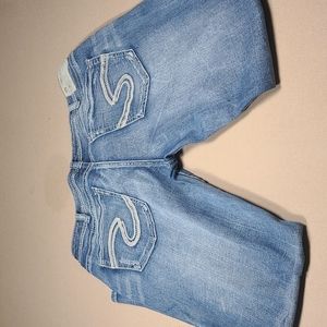 Silver boyfriend jeans